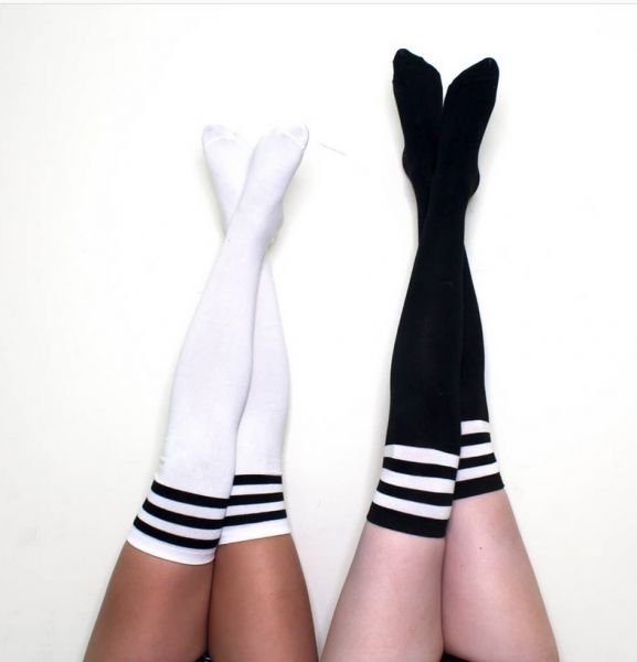 Lunalae - Thigh High Socks - Black – Pole Werk