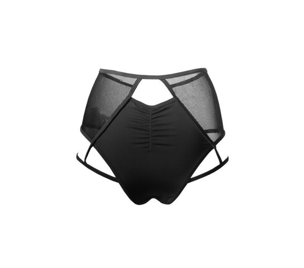 Shorts de liga de cintura alta