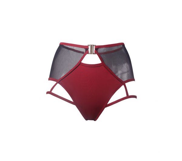 Shorts de liga de cintura alta